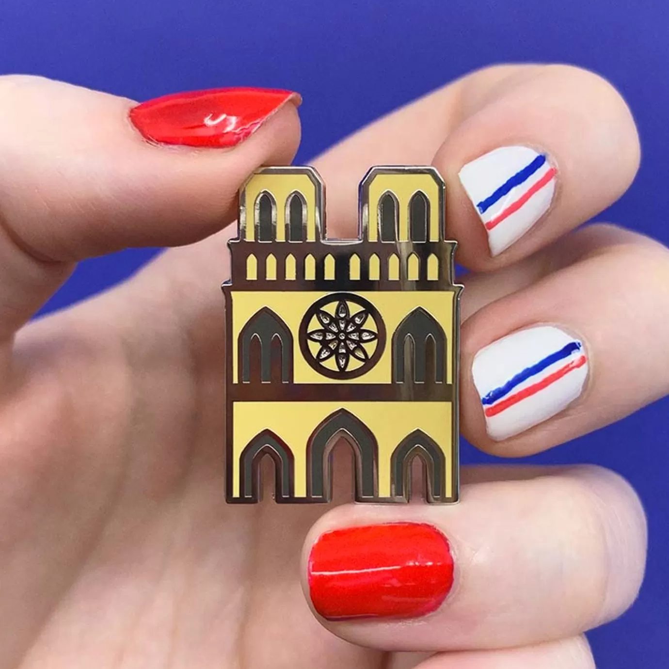 Erstwilder Our Lady Of Paris Enamel Pin* Enamel Pins