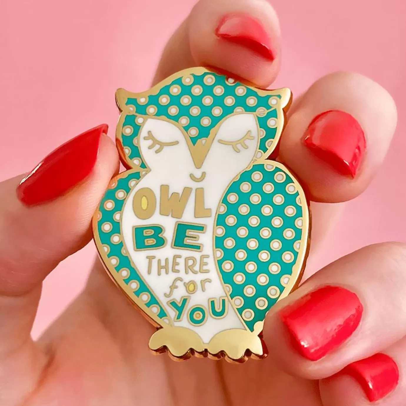 Erstwilder Owl Be There For You Enamel Pin* Enamel Pins