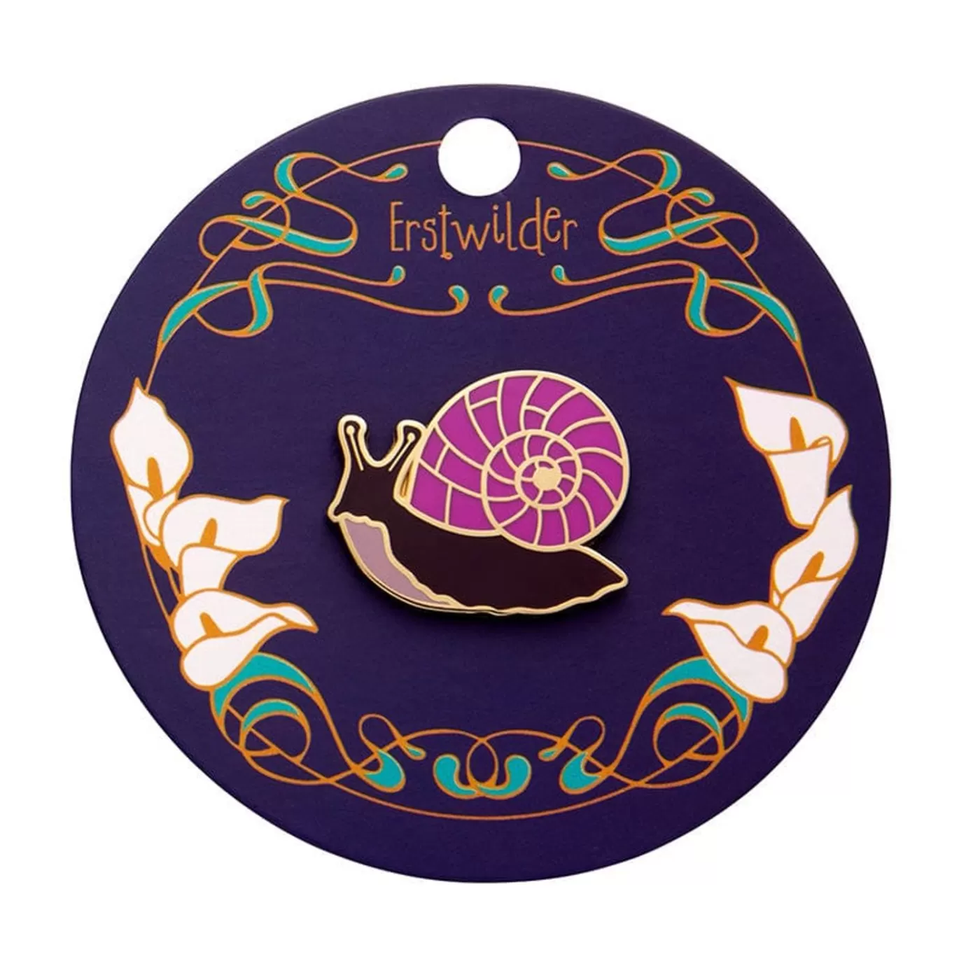 Erstwilder Painted Shell Enamel Pin* Enamel Pins