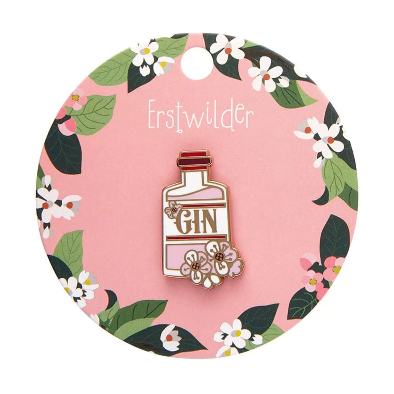 Erstwilder Pink Gin Party Enamel Pin* Enamel Pins