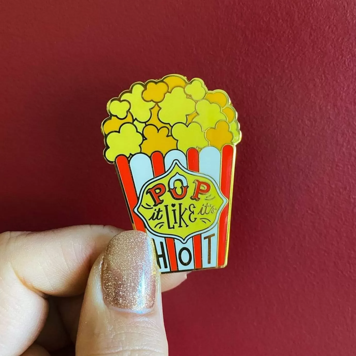 Erstwilder Pop It Like It'S Hot Enamel Pin* Enamel Pins