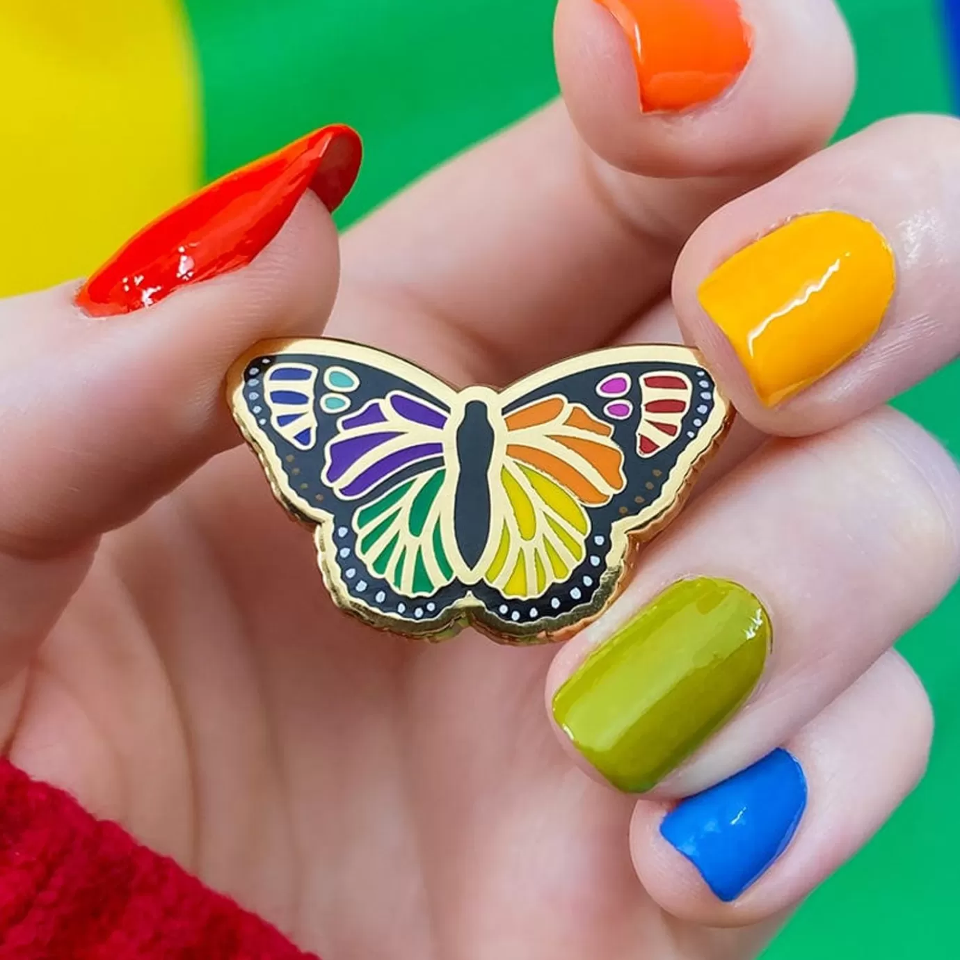 Erstwilder Prince Of Pride Butterfly Enamel Pin* Enamel Pins
