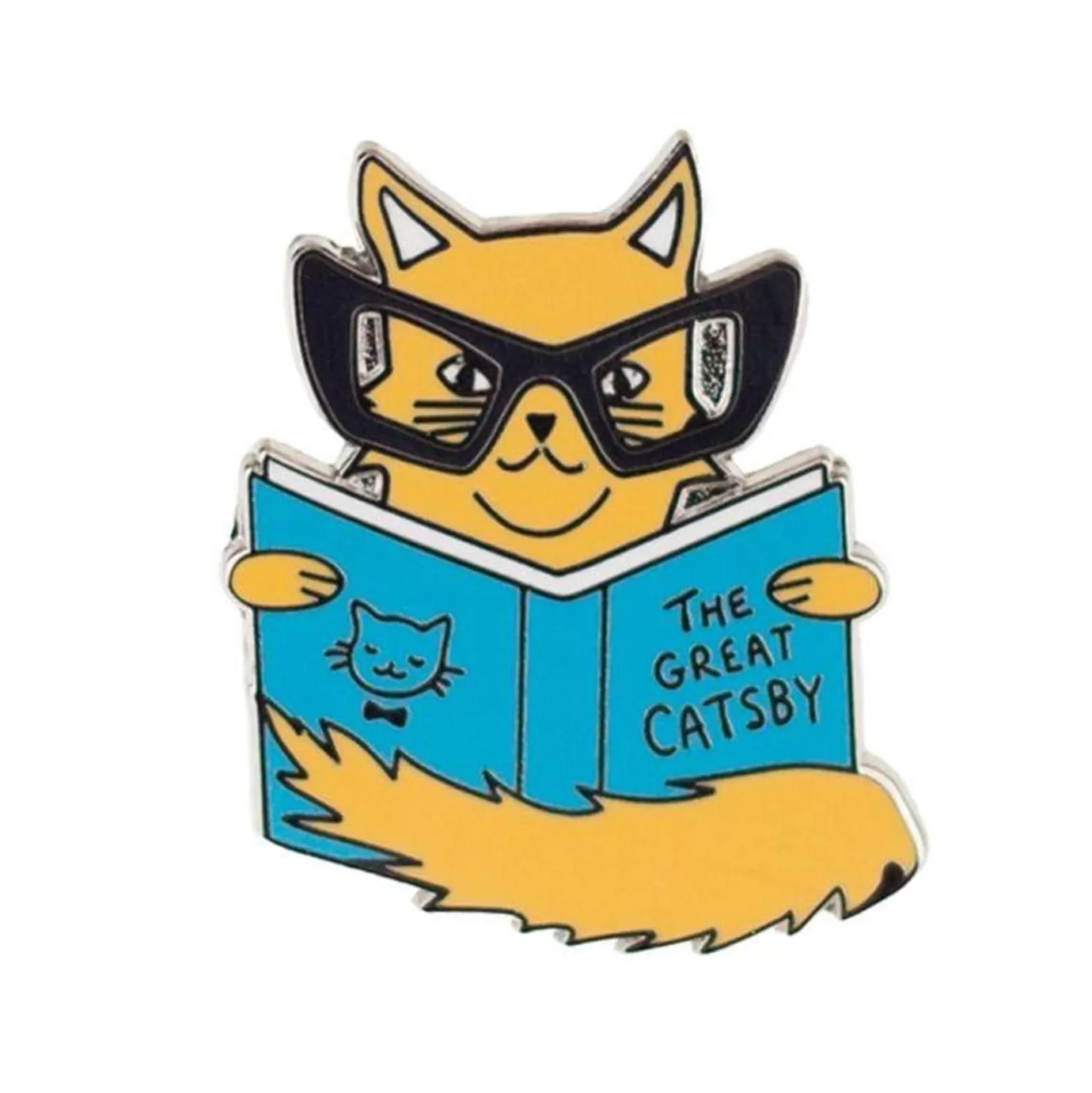 Erstwilder Puss In Books Enamel Pin* Enamel Pins