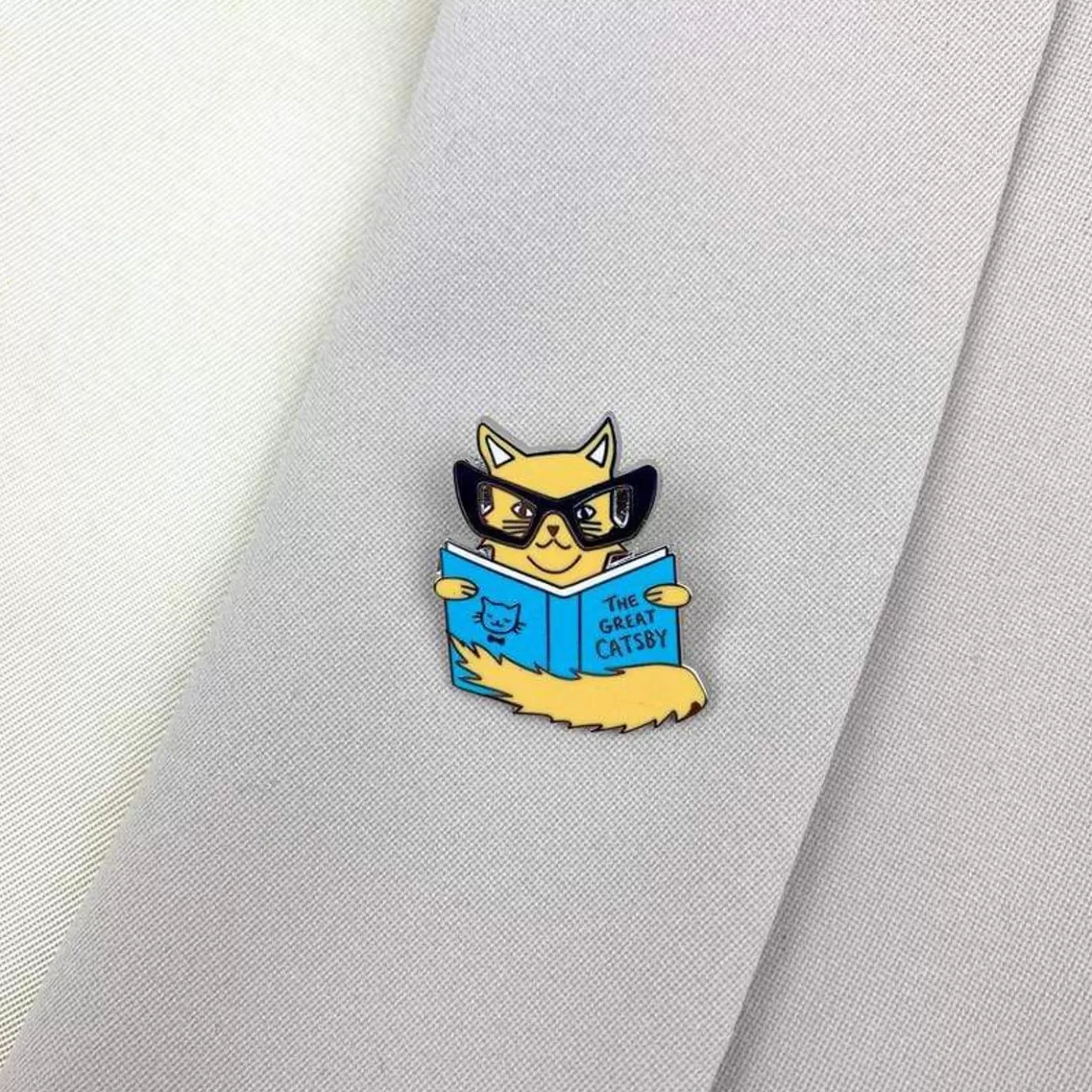 Erstwilder Puss In Books Enamel Pin* Enamel Pins
