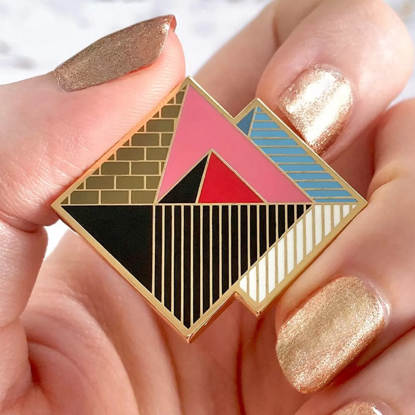 Erstwilder Pyramids Of Giza Enamel Pin* Enamel Pins