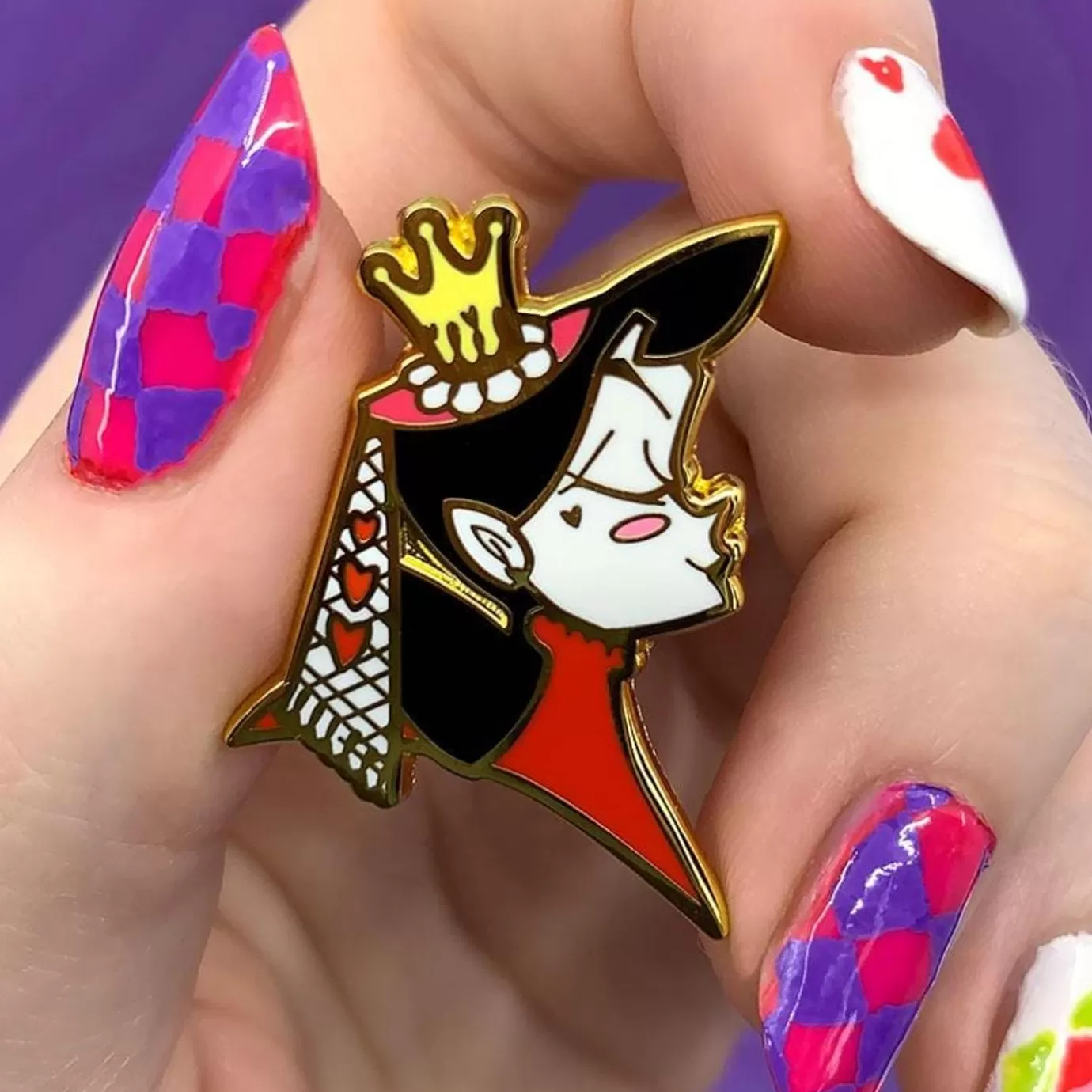 Erstwilder Queen Of Hearts Enamel Pin* Enamel Pins