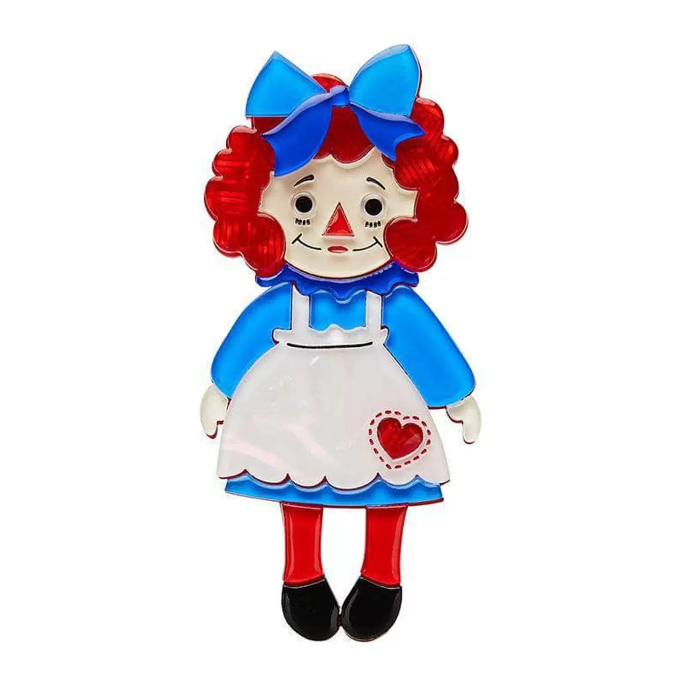 Erstwilder Raggedy Annie Doll Brooch* Brooches