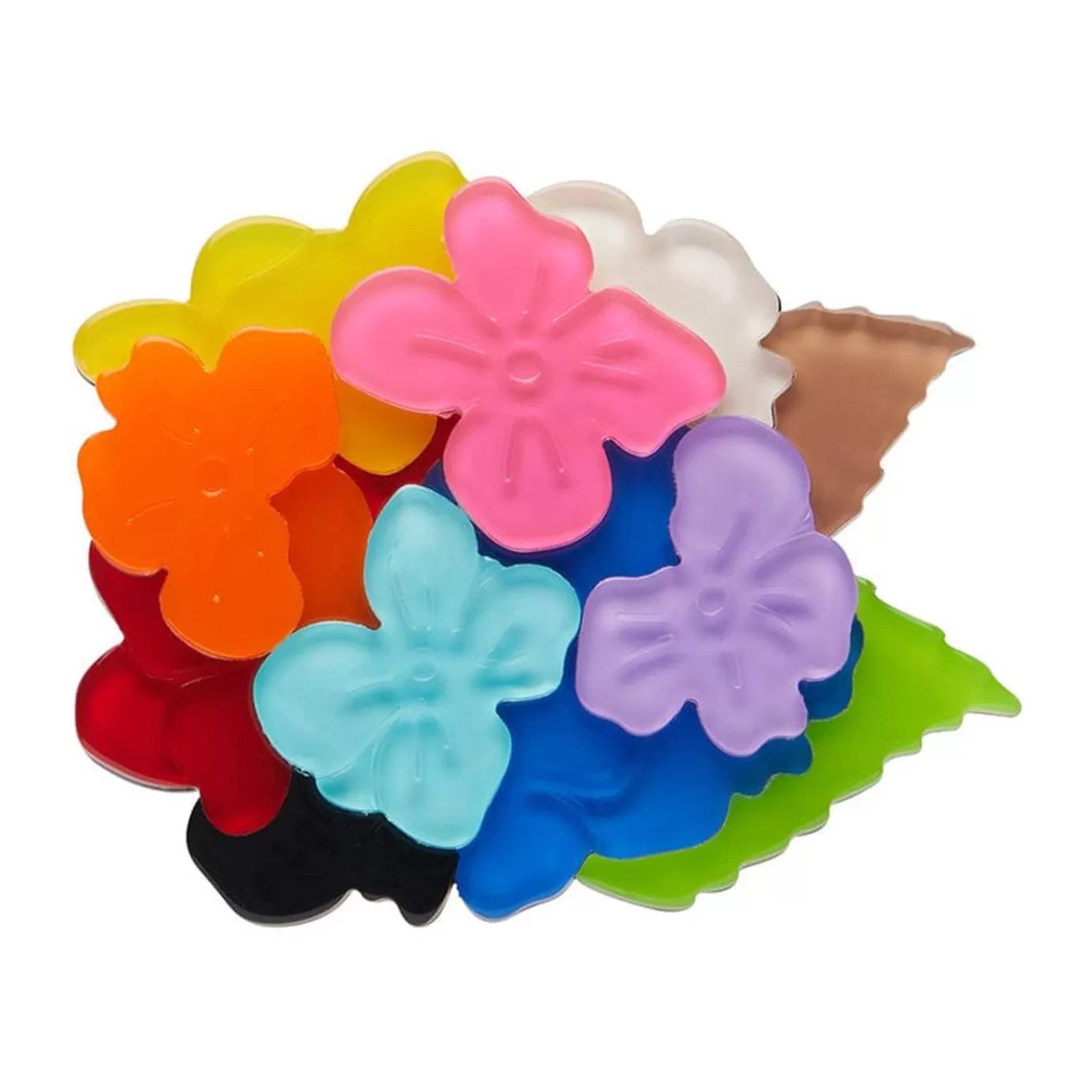 Erstwilder Rainbow Heartfelt Hydrangea Brooch* Brooches