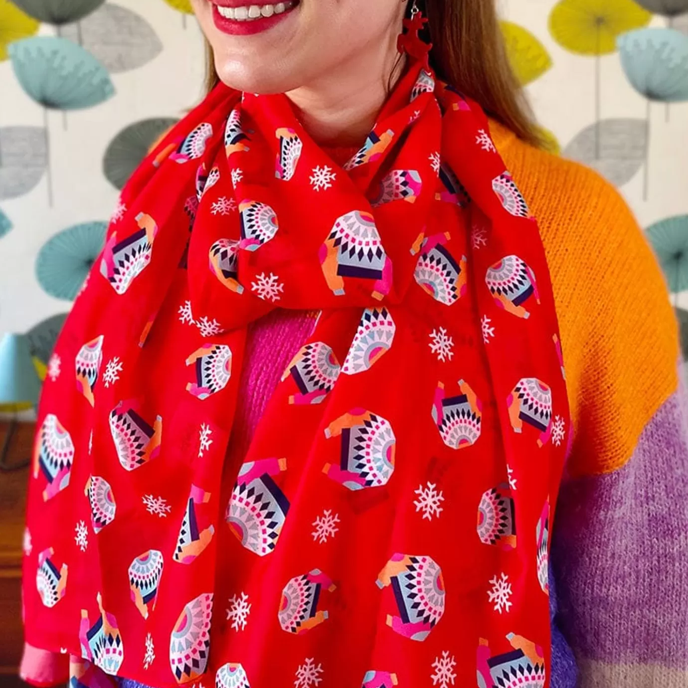 Erstwilder Seasonal Sweater Neck Scarf* Scarves