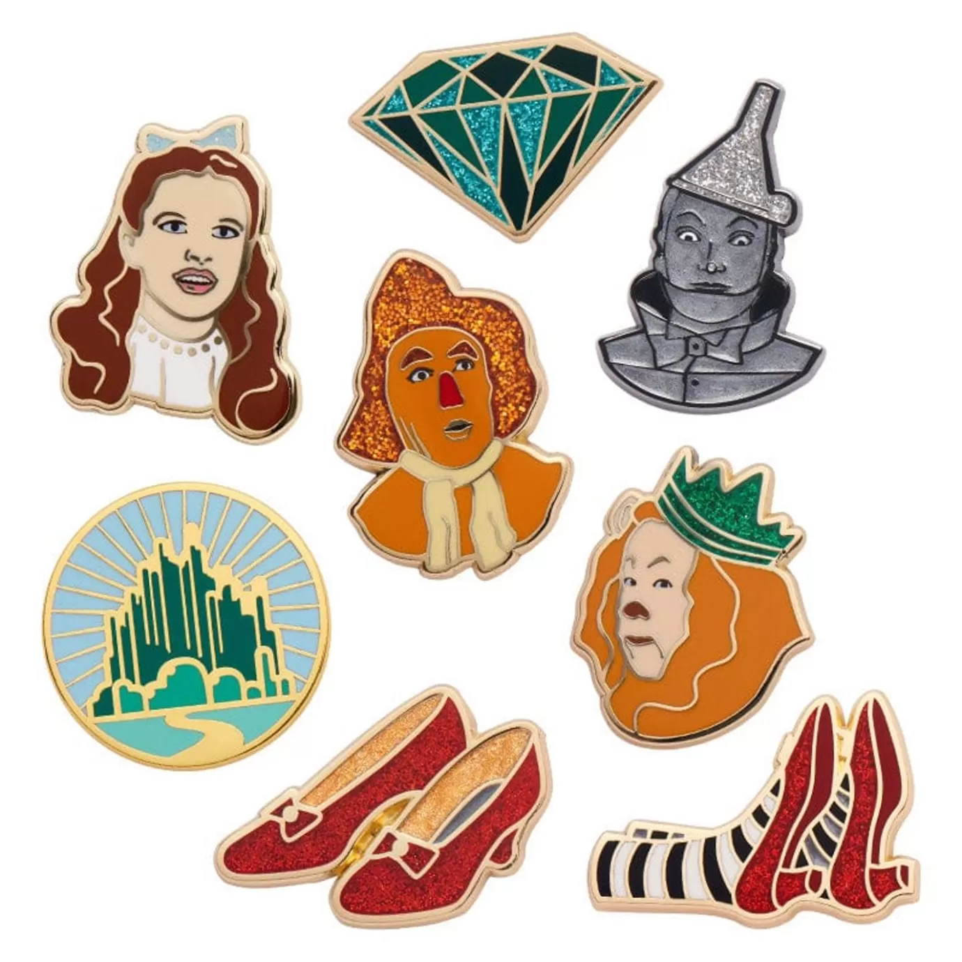 Erstwilder The Wizard Of Oz Enamel Pin Pack - 8 Piece* Enamel Pins